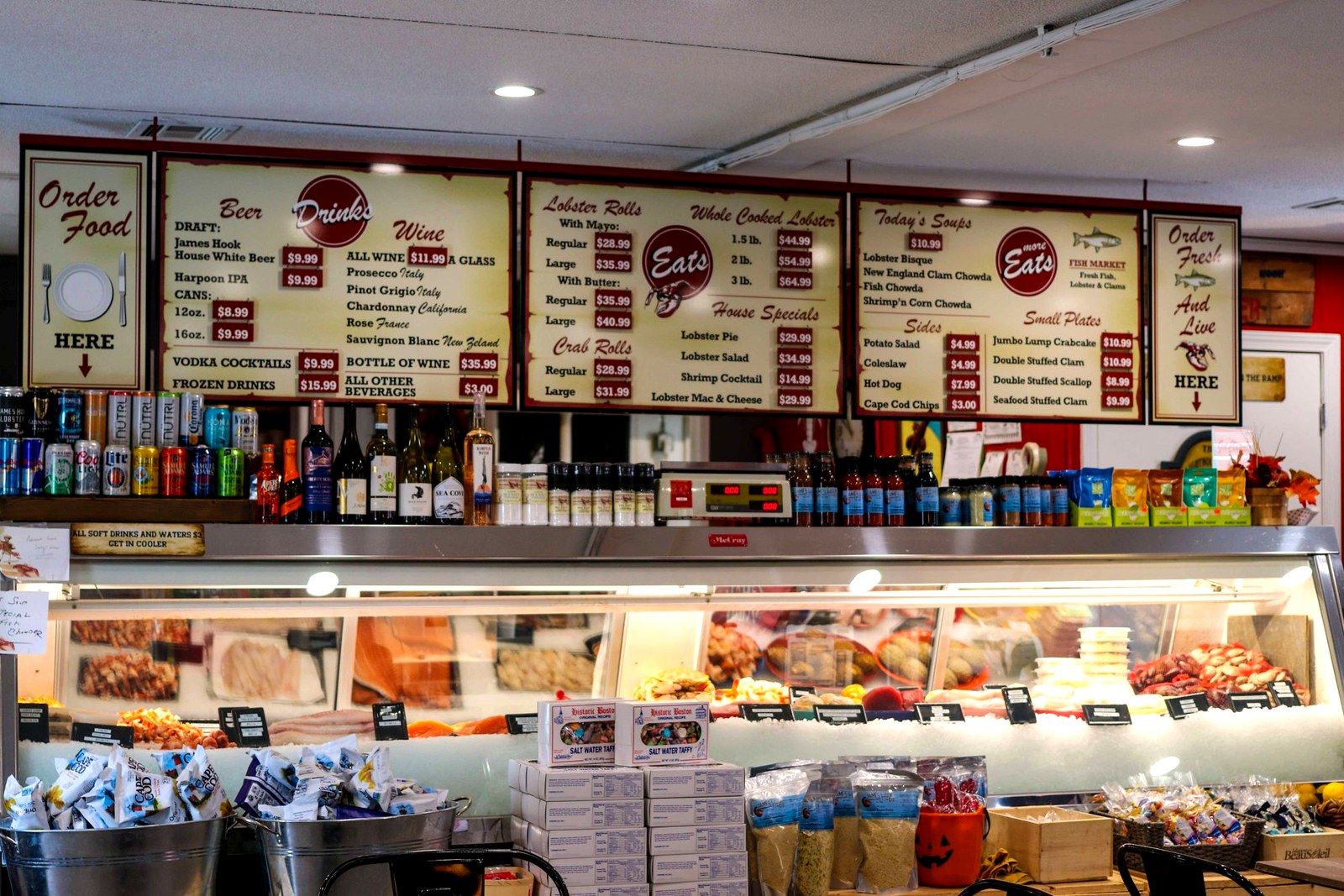 market counter