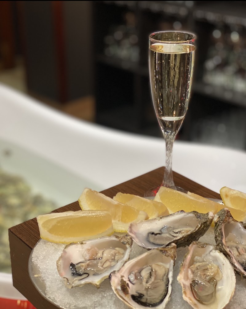 Prosecco oyster bar