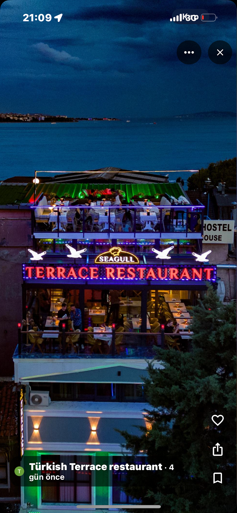 Panorama Seagull Seafood Rooftop Restaurant
