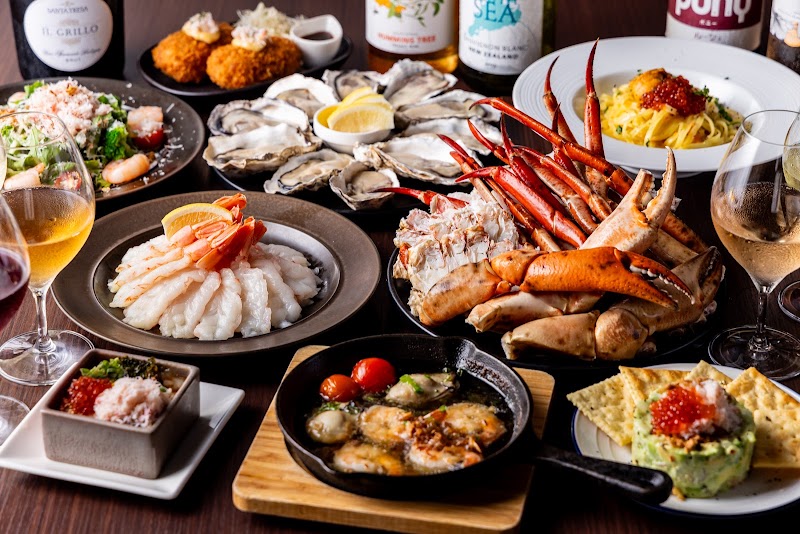 Crab Shrimp and Oysters Akasaka