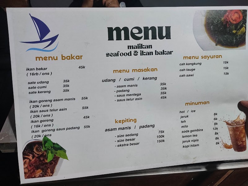 Malikan seafood & ikan bakar