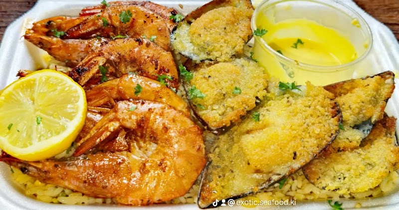 Exotic seafood kitchen