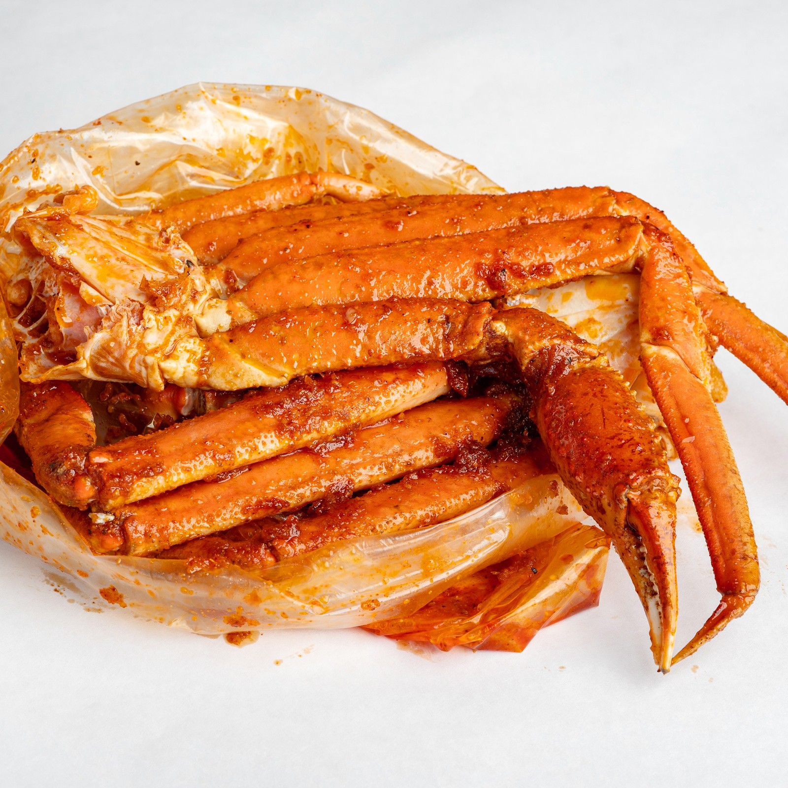 Snow crab on the table