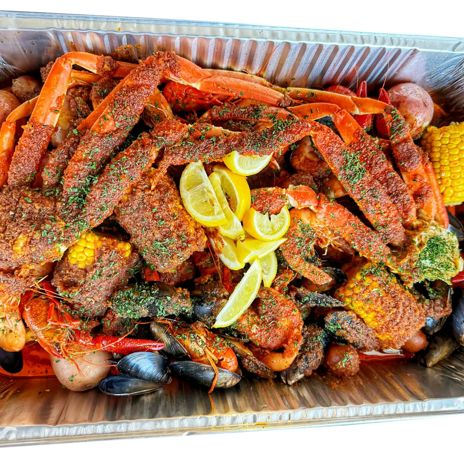 A full combo tray