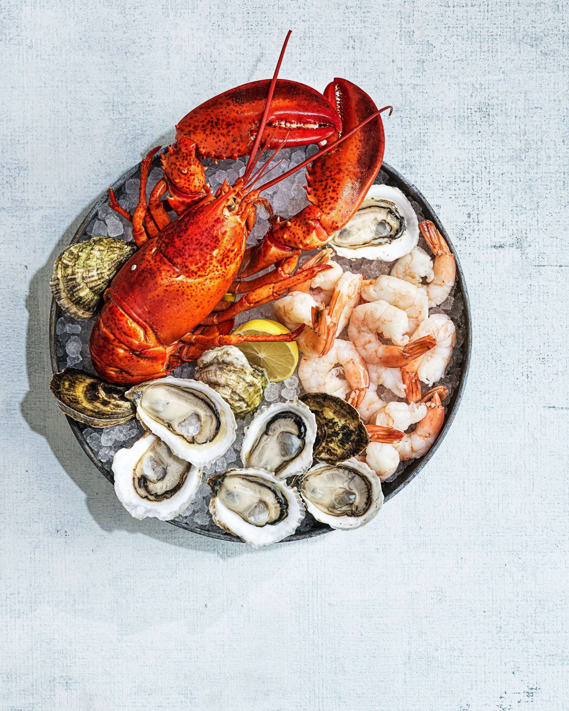 Raw bar platter