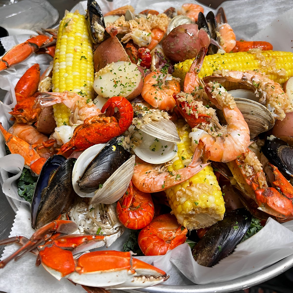 Clambake spread