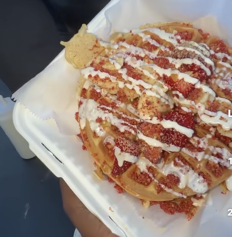 No Knife Chicken and Waffles
