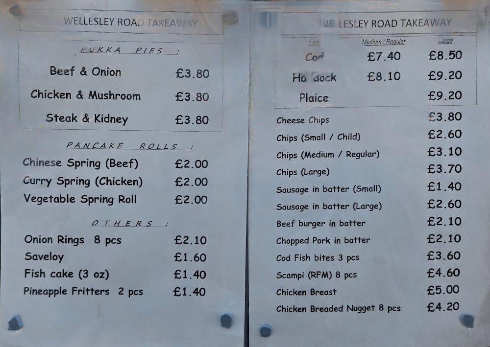 Wellesley Road Take Away