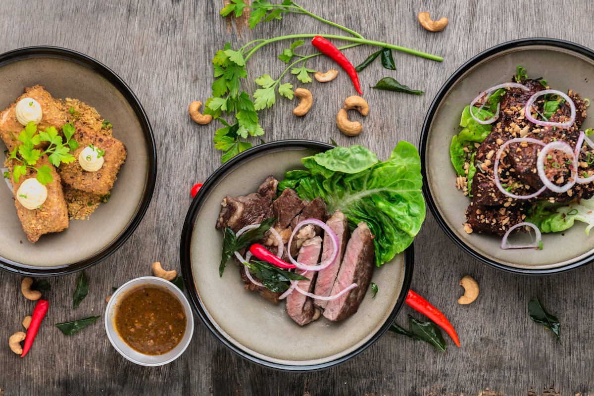 Grilled fish plate — editorial