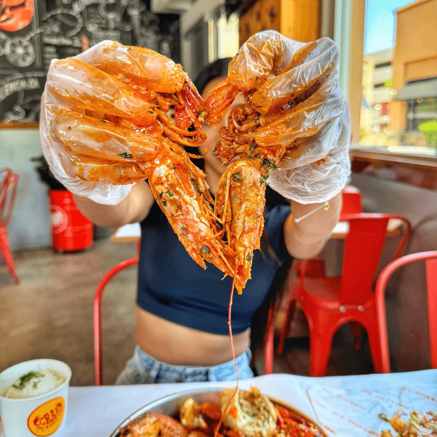 Head-on prawns · photo: Crab N' Spice