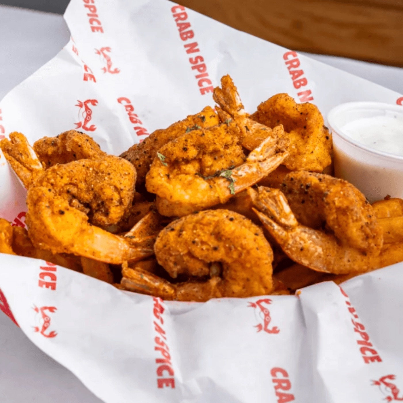 Fried shrimp · photo: Crab N' Spice