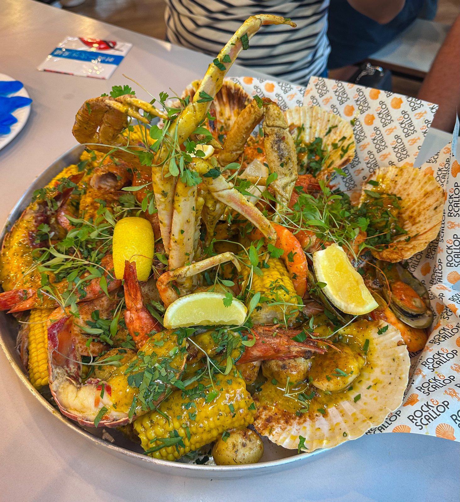 Seafood boil tray, Newport Market · photo @hungry_hesketh