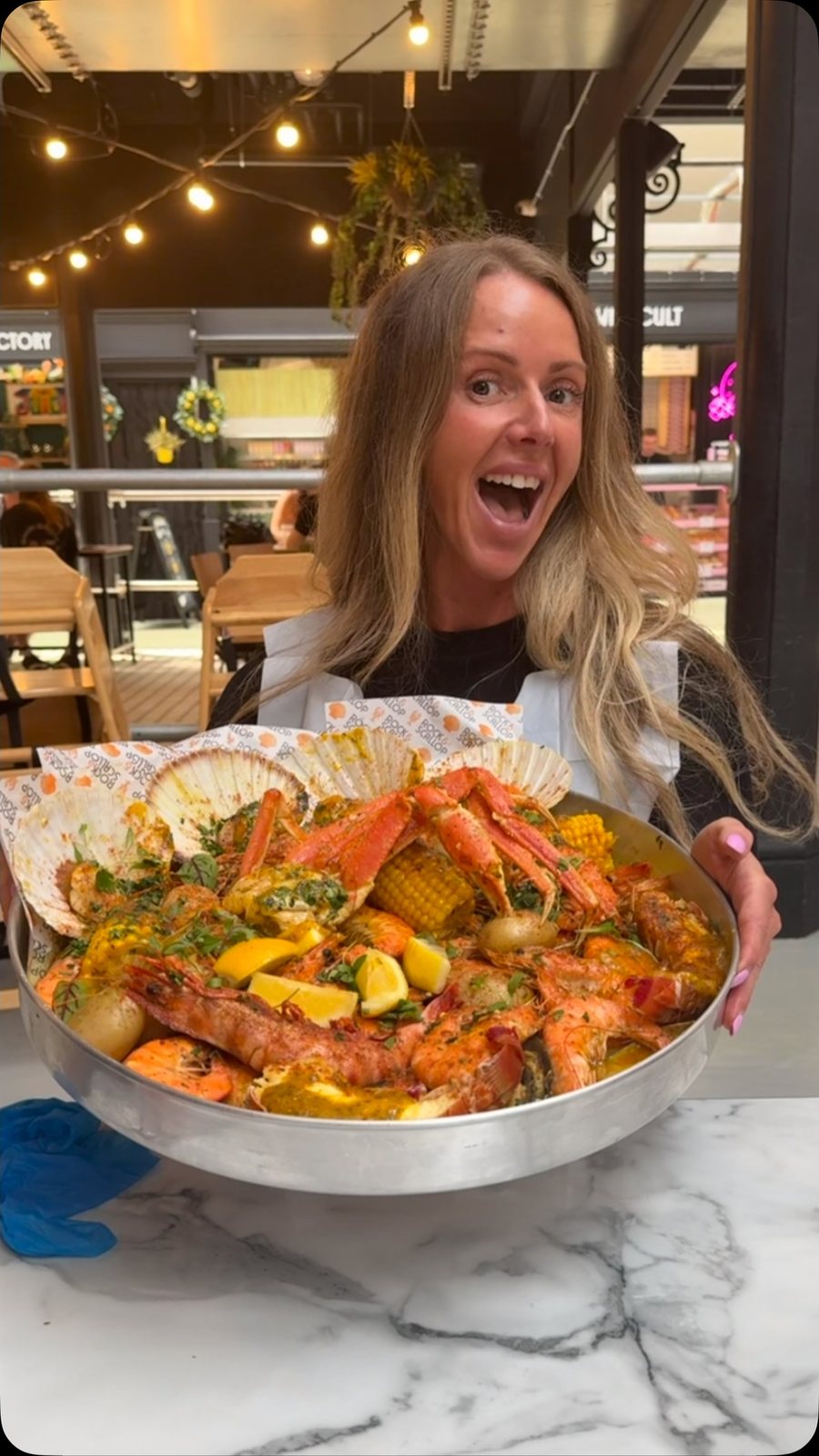 Deluxe Seafood Boil, Newport Market · photo @xcarlydaviesx