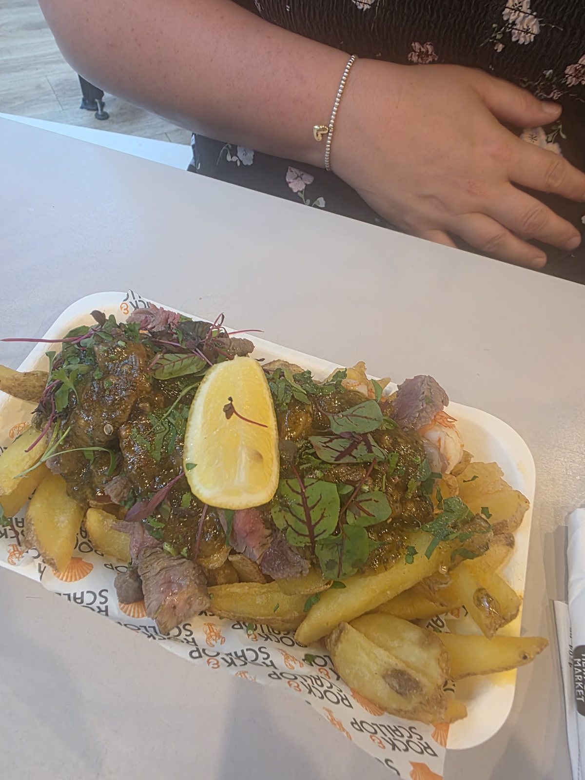 Steak and chips