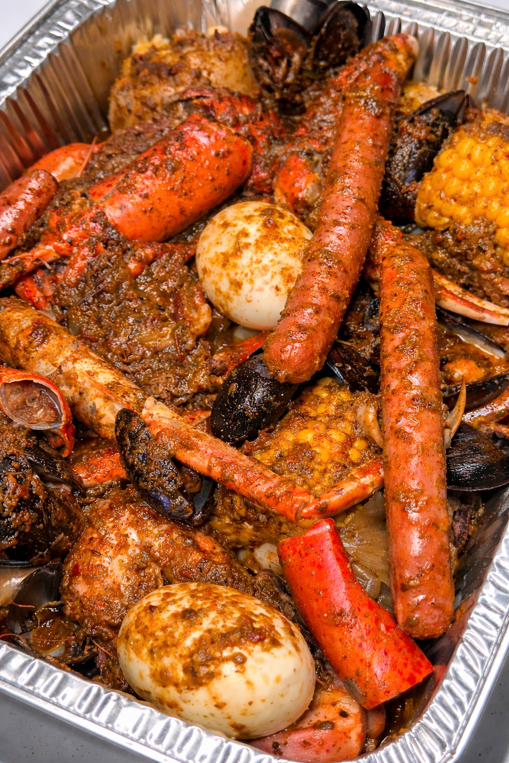 Seafood boil with lobster option — Cardiff